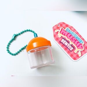 🆓Orange and Clear Keychain Accessory